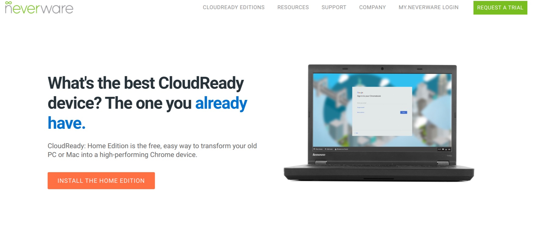 CloudReady for Home: Free Download — Neverware